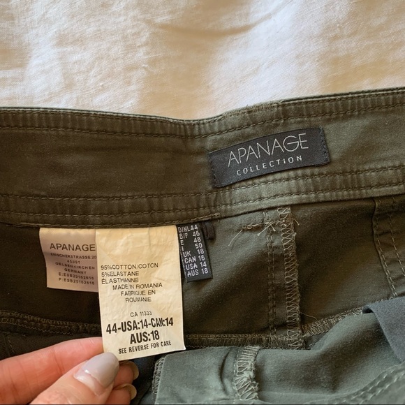 APANAGE GREEN CARGO SKIRT - Picture 3 of 4